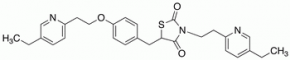 5-{4-[2-(5-Ethyl-pyridin-2-yl)-ethoxy]-benzylidene}-3-[2-(5-ethyl-pyridin-2-yl)-ethyl]-thiazolidine-2,4-dione